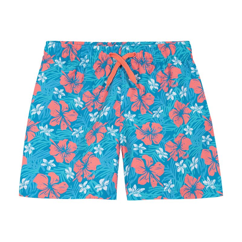 H2O WEAR - Traje de Baño Short Niño H2O Wear Turquesa Estampado H2O WEAR