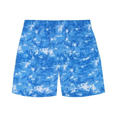 Imagen 2 del producto Traje de Baño Short Niño Celeste Estampado