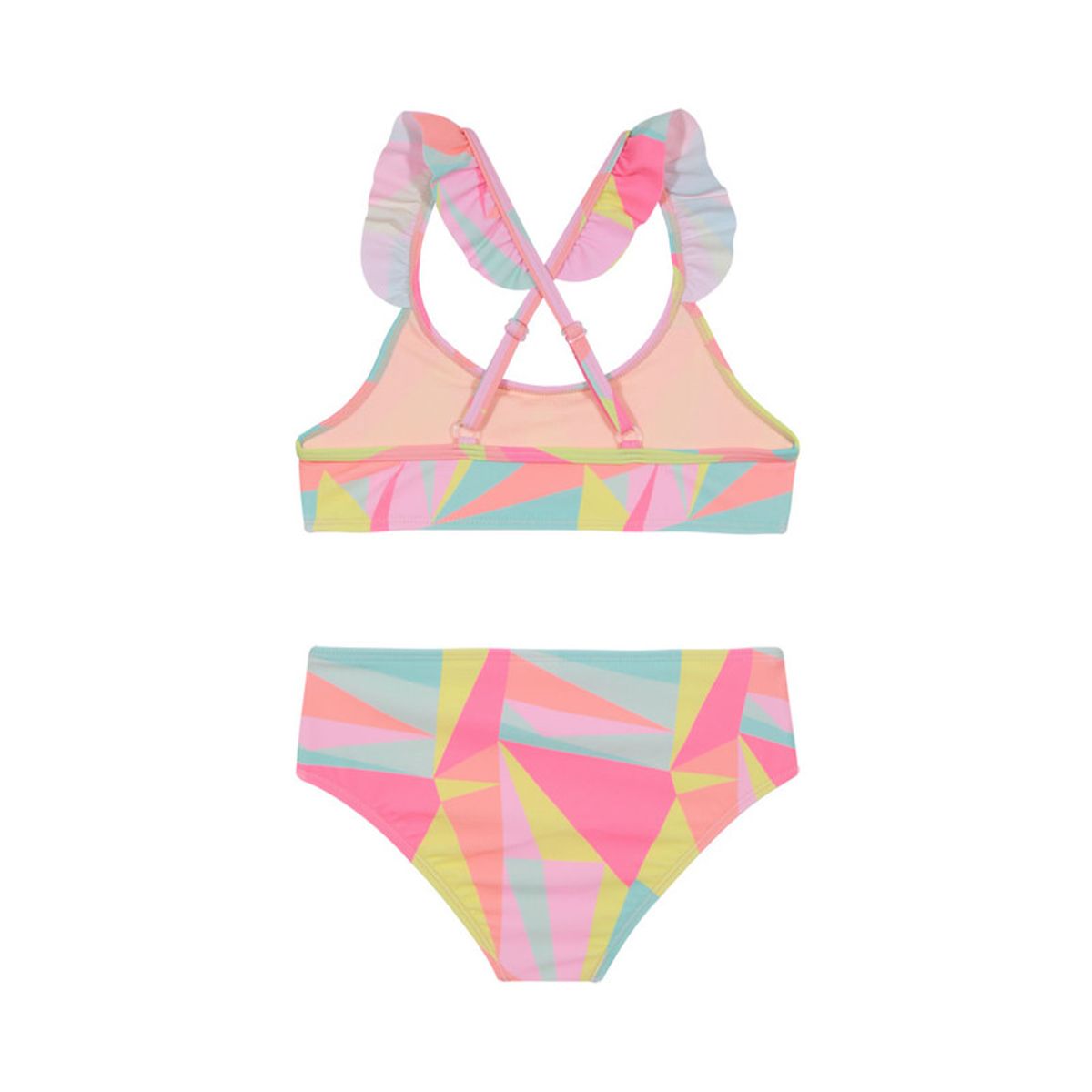 H2O WEAR - Traje de Baño Niña Bikini UV30+ H2O Wear Rosado C/Vuelos H2O WEAR