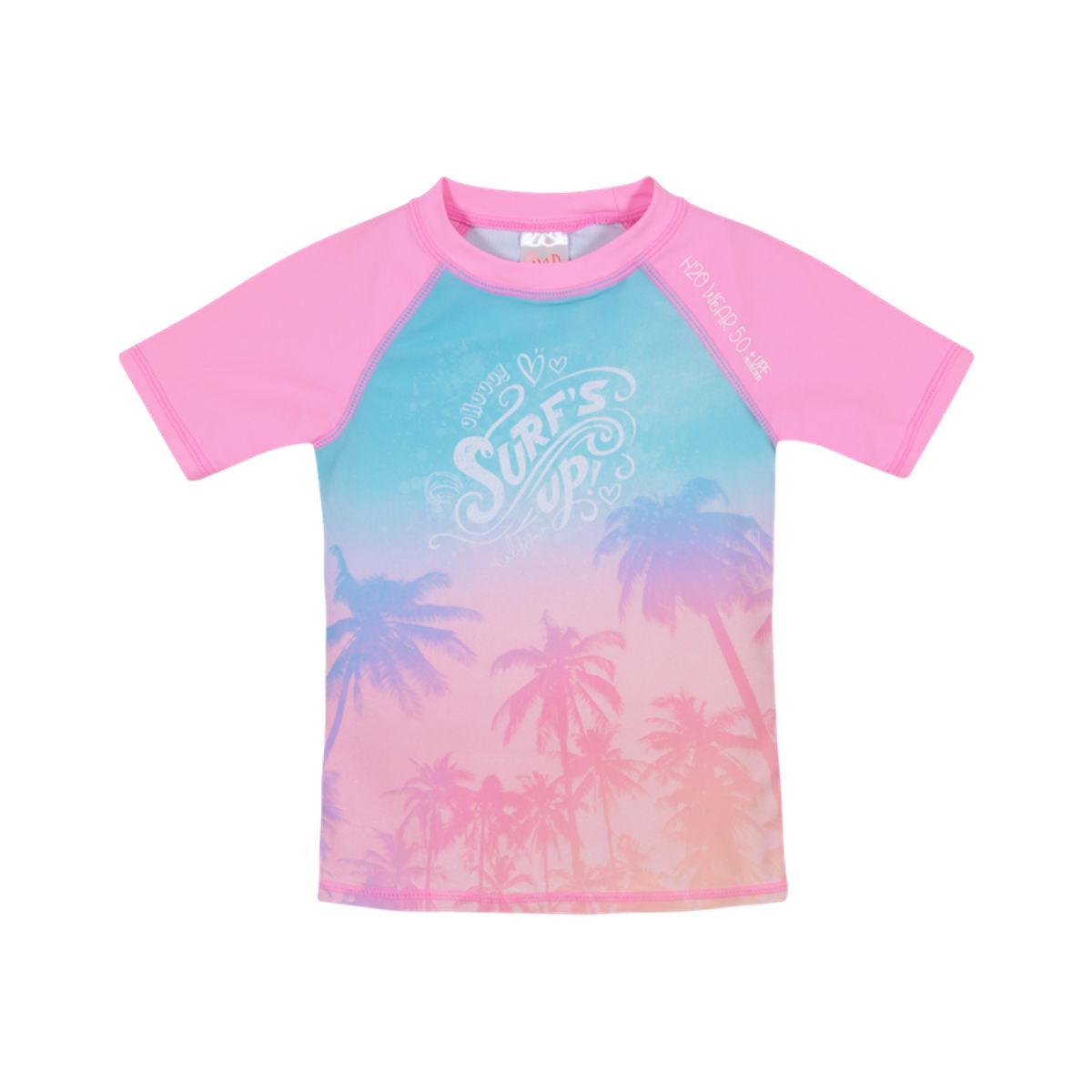 H2O WEAR - Polera Niña UV50+ H2O Wear Rosada M/Corta H2O WEAR