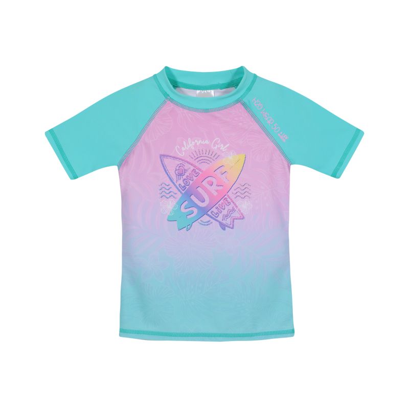 H2O WEAR - Polera Niña UV50+ H2O Wear Verde M/Corta H2O WEAR