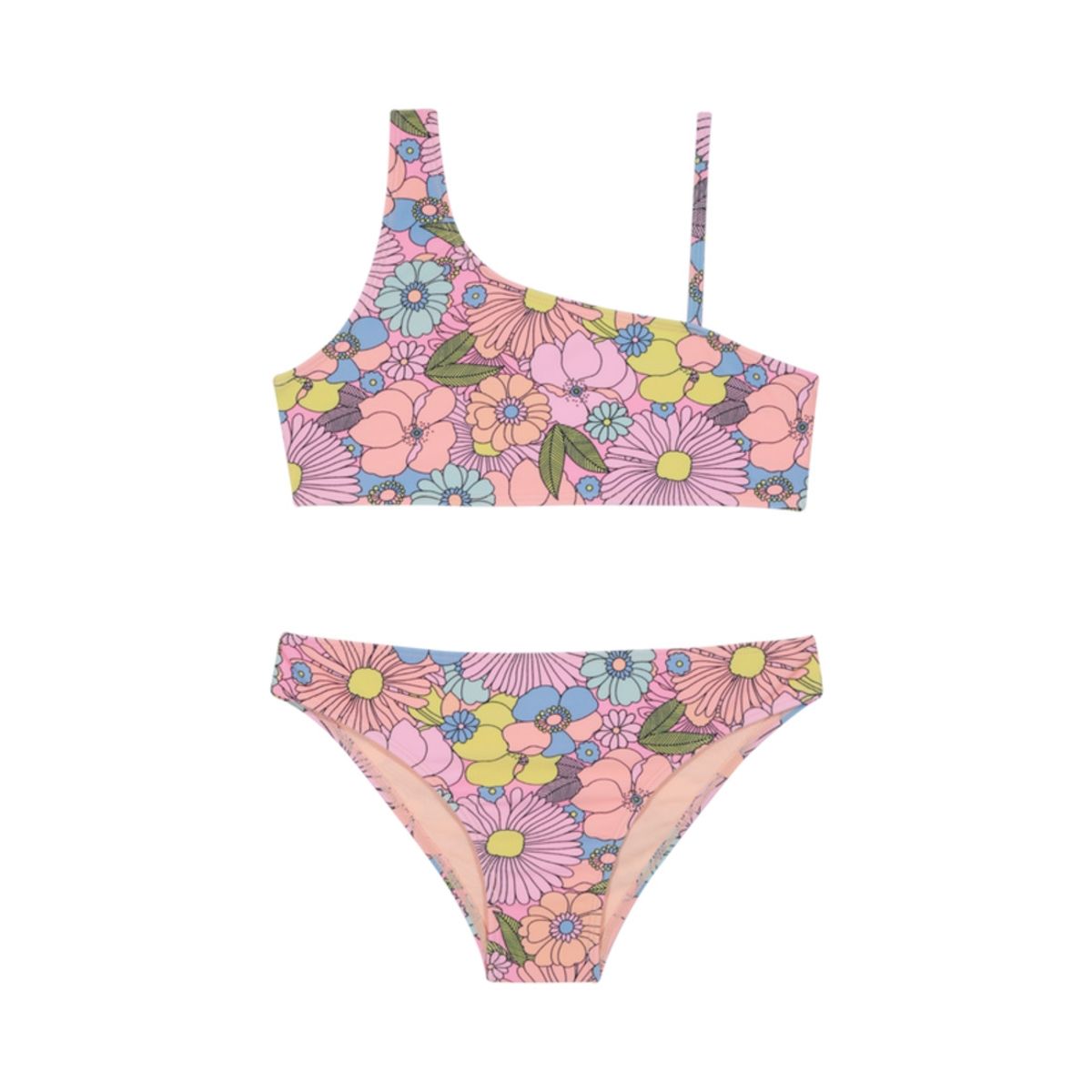 H2O WEAR - Traje de Baño Teens Niña Bikini H2O Wear Rosado Un Hombro H2O WEAR