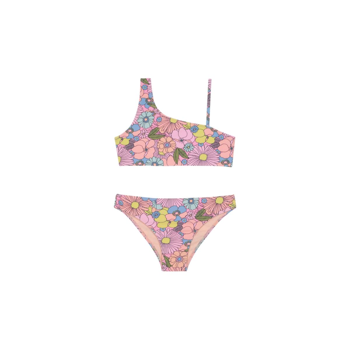 H2O WEAR - Traje de Baño Teens Niña Bikini H2O Wear Rosado Un Hombro H2O WEAR
