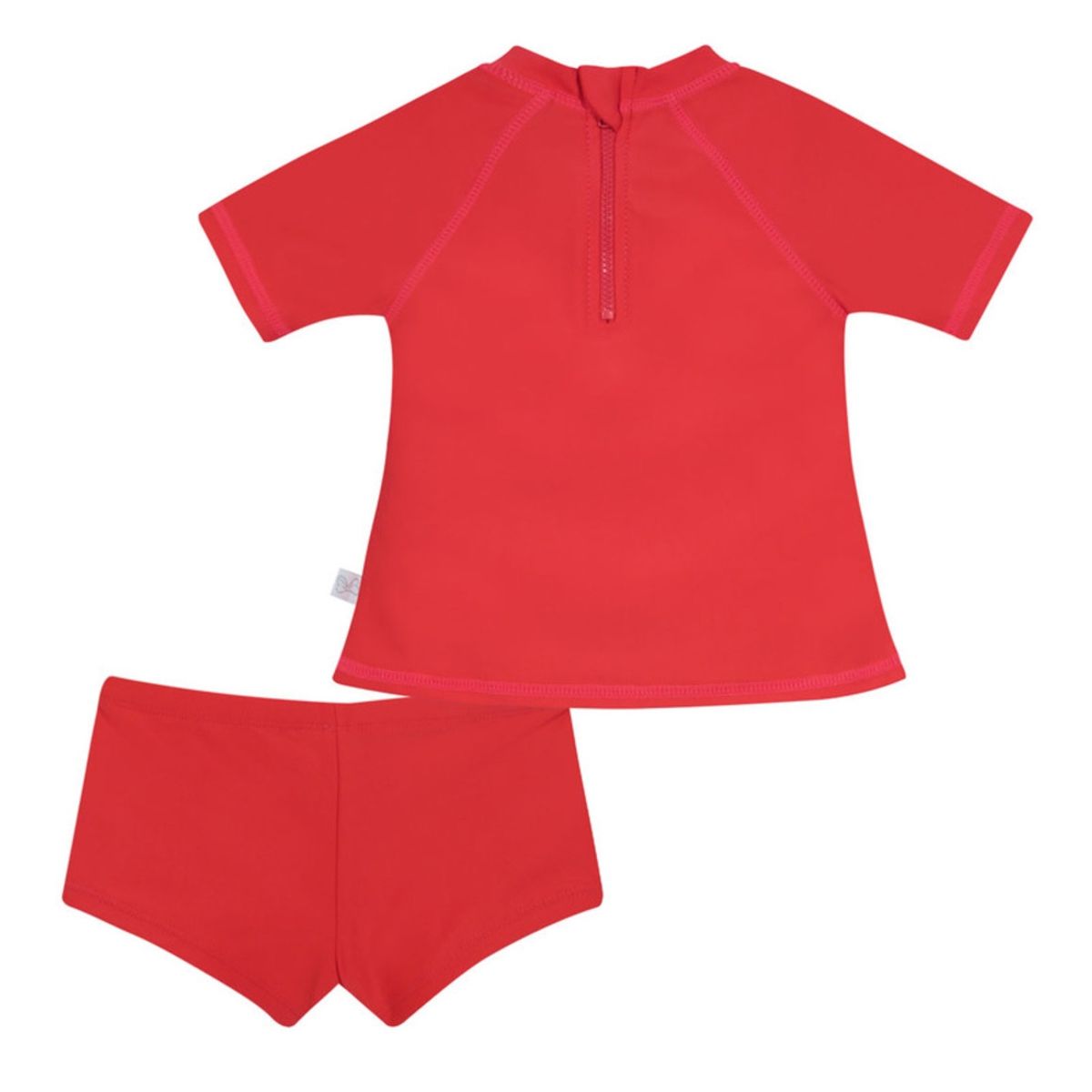 DISNEY - Traje de Baño Bebe Niña Set UV UV50+ Disney Minnie Rojo M/Corta DISNEY