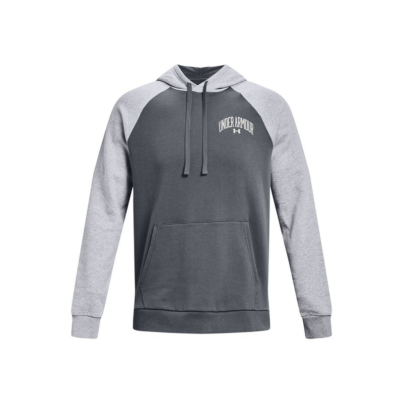 UNDER ARMOUR - Polerón Hombre Rival Wm Clrblock Hd Gris UNDER ARMOUR