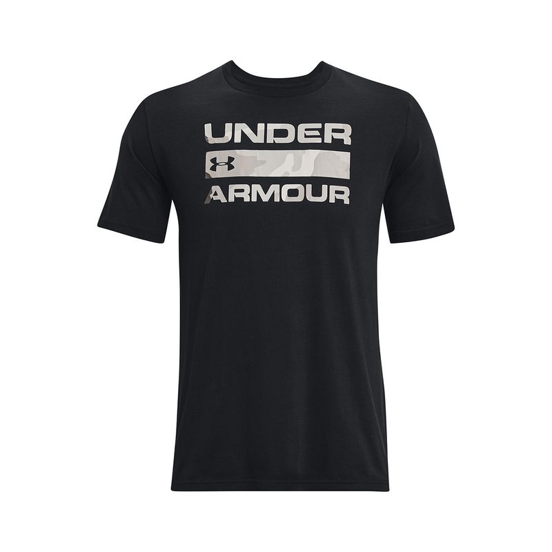 UNDER ARMOUR - Polera Hombre Stacked Logo Fill T Negro UNDER ARMOUR
