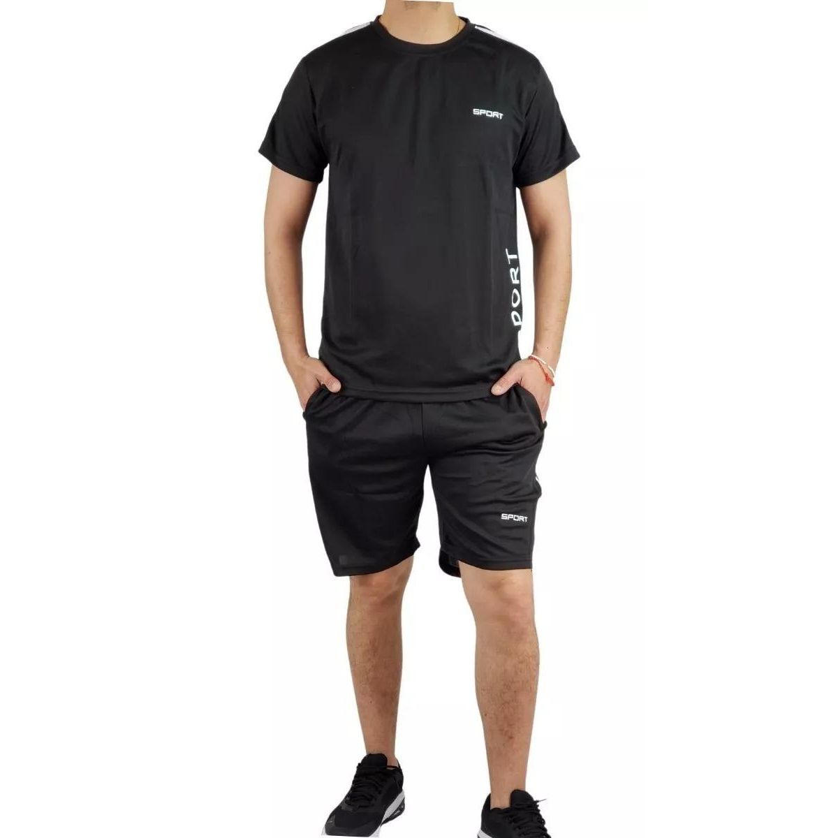 LIKE SHOP - Conjunto Deportivo Hombre Short Polera Equipos, Fútbol 909