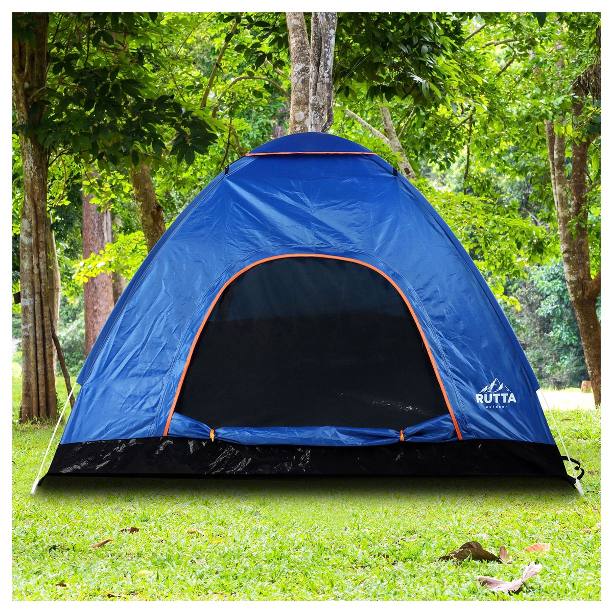 RUTTA - Carpa 4 Personas Camping Outdoor Azul