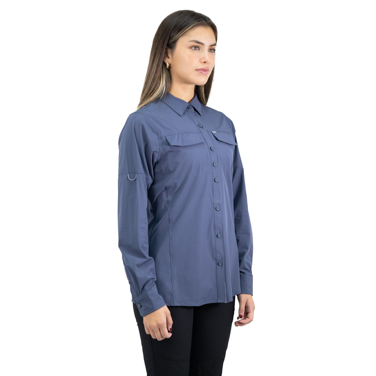 HARDWORK - Camisa HW Antakari Spandex Mujer Azul