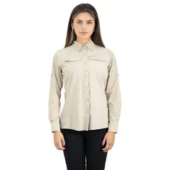 HARDWORK - Camisa HW Antakari Spandex Mujer Beige