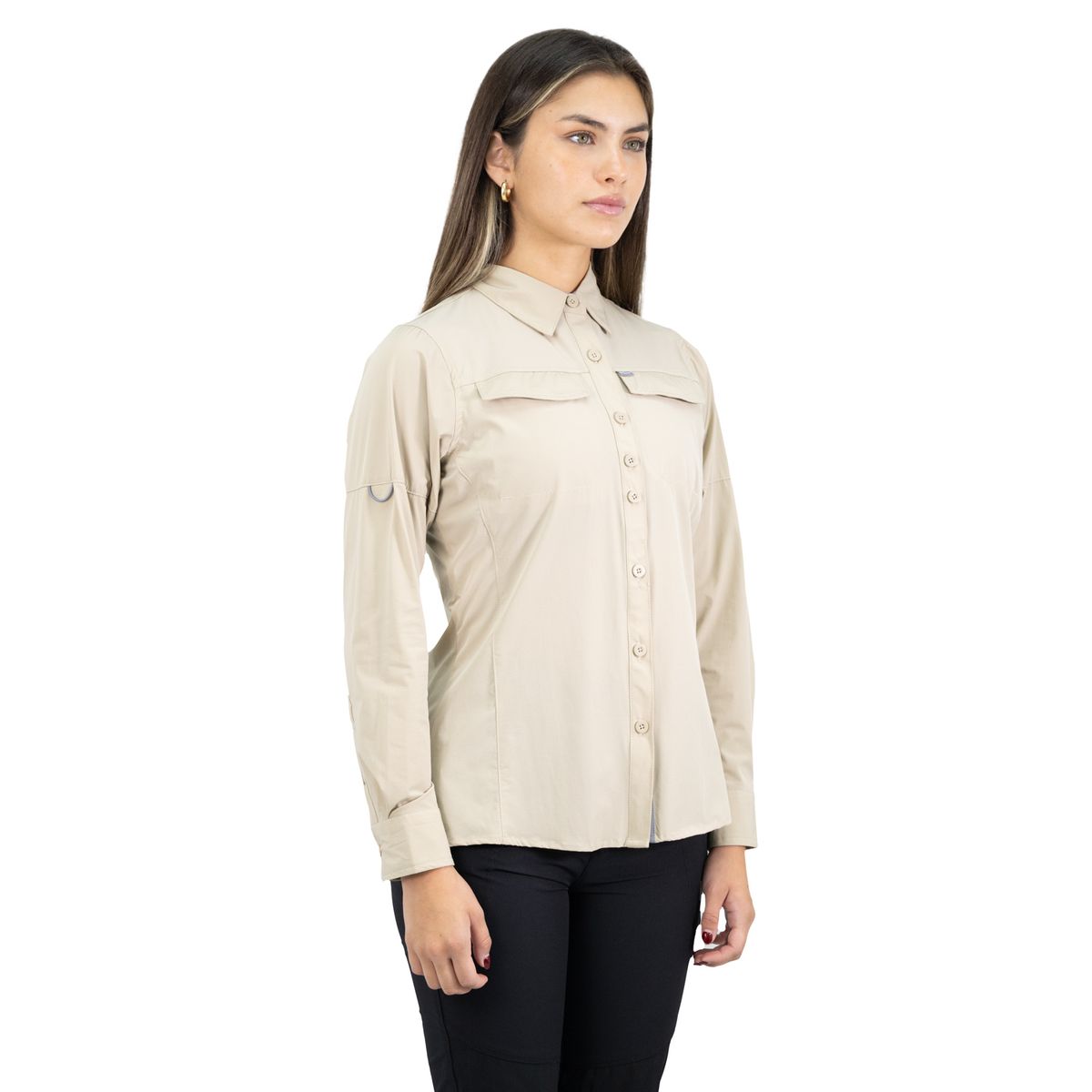 HARDWORK - Camisa HW Antakari Spandex Mujer Beige