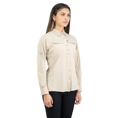Imagen 2 del producto Camisa HW Antakari Spandex Mujer Beige