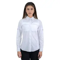 HARDWORK - Camisa HW Antakari Spandex Blanca Mujer