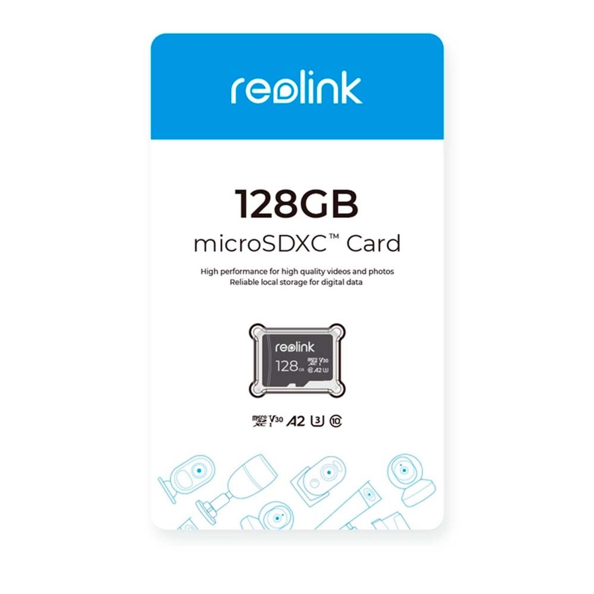 REOLINK - Tarjeta Micro SDXC 128GB C10 para Cámara Reolink