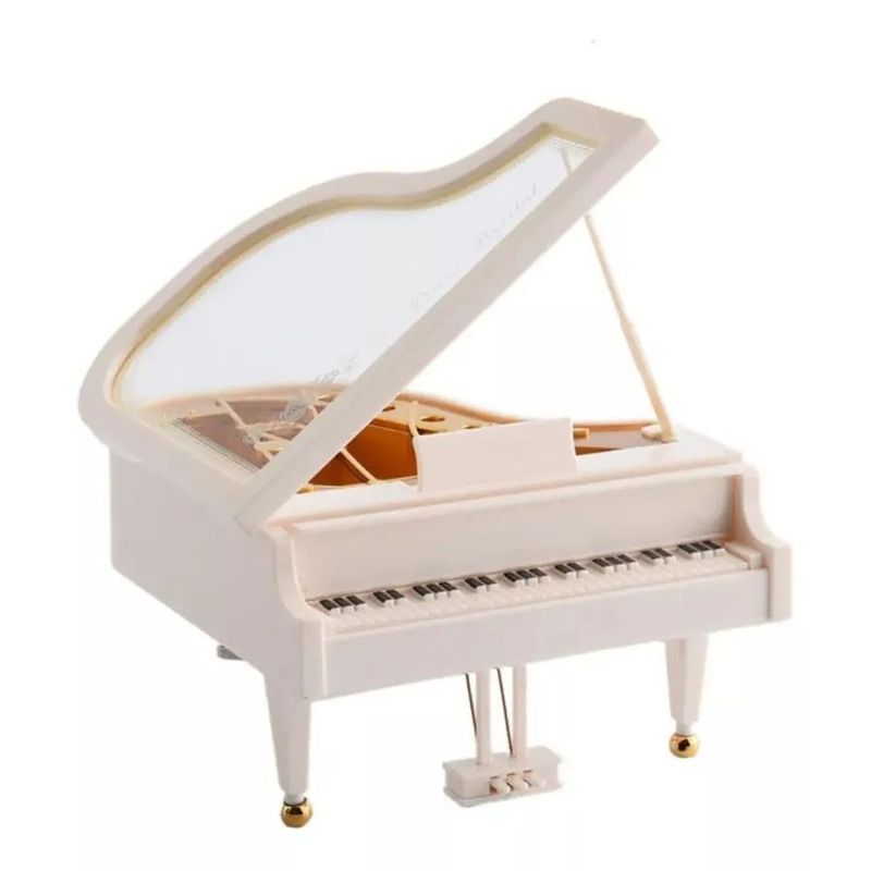 GENERICO - Caja Musical Retro Piano Vintage Kawaii Regalo Niños