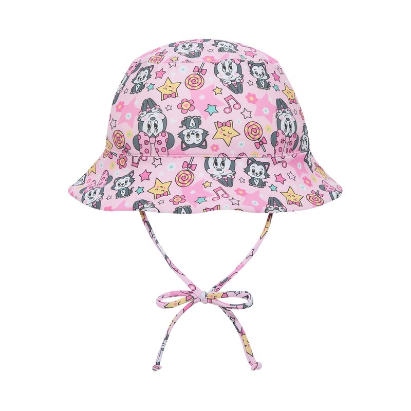 DISNEY - Gorro Bebe Niña UV50+ Disney Minnie Rosado DISNEY