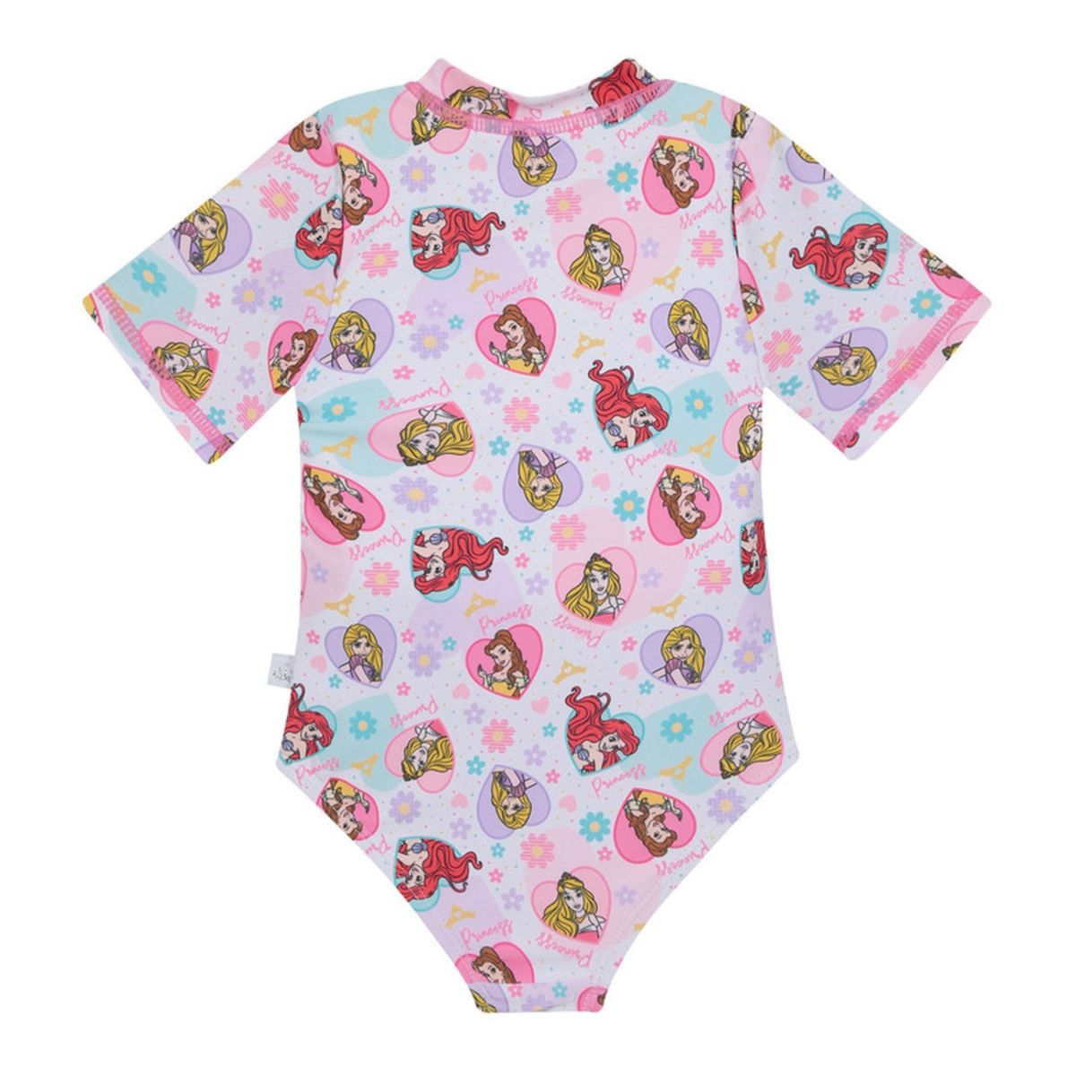 DISNEY - Traje de Baño Bebe Niña Entero Disney Princesa Blanco M/Corta DISNEY