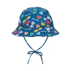 DISNEY - Gorro Bebe Niño UV50+ Mickey Azul