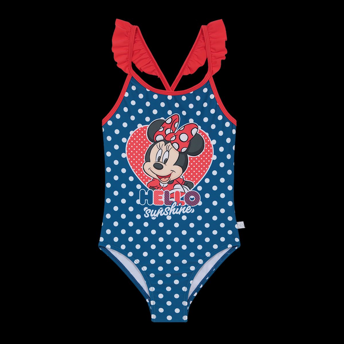 DISNEY - Traje de Baño Niña Entero Disney Minnie Azul C/Vuelos DISNEY