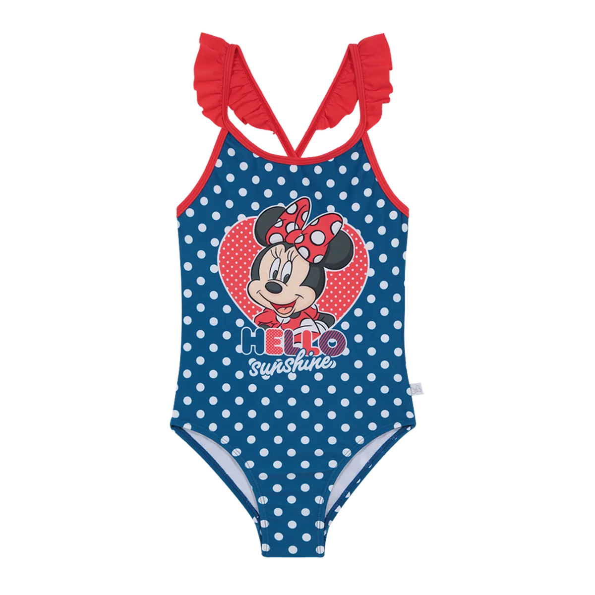 DISNEY - Traje de Baño Niña Entero Disney Minnie Azul C/Vuelos DISNEY