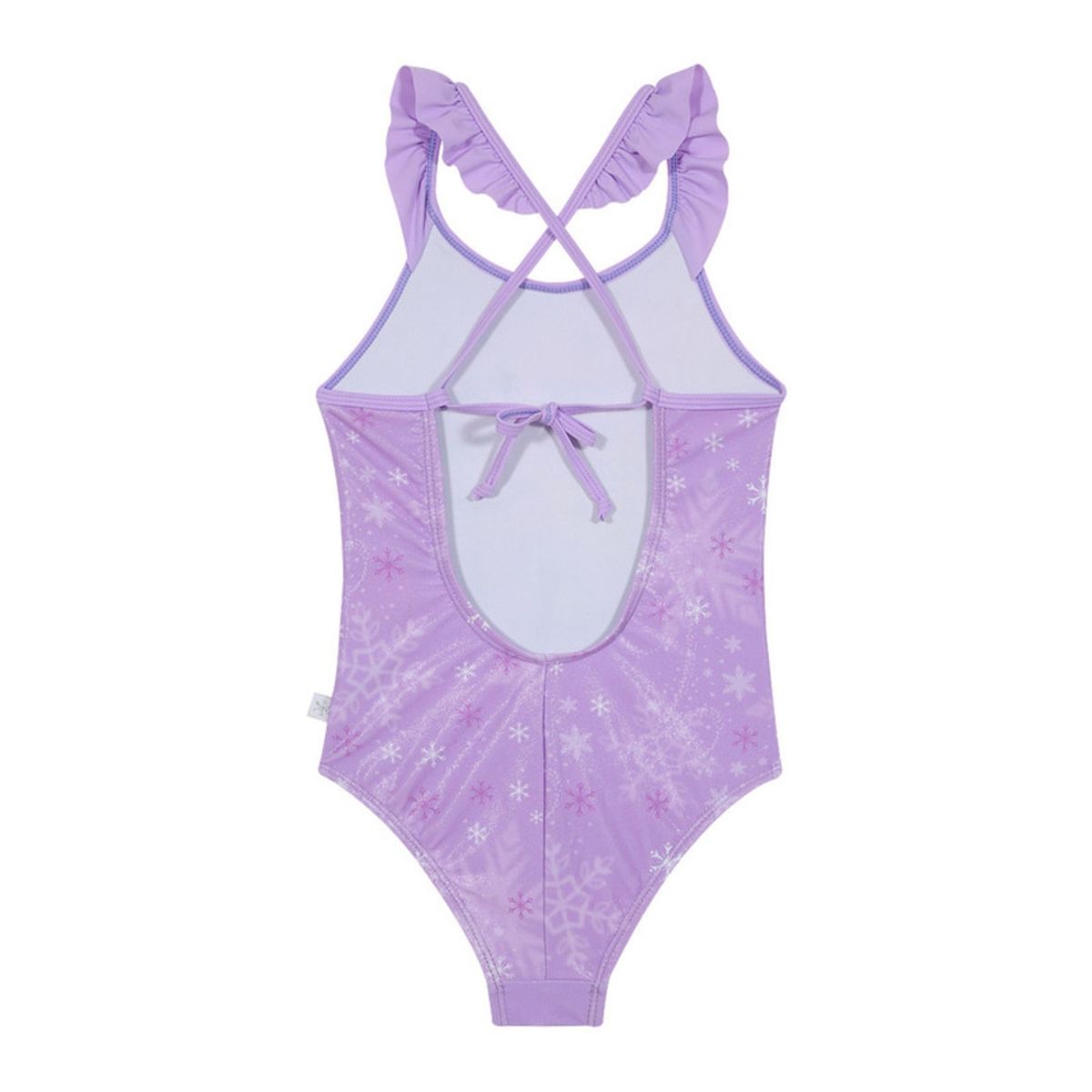 DISNEY - Traje de Baño Niña Entero Disney Frozen Lila C/Vuelos DISNEY