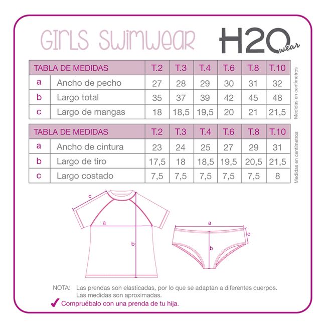 DISNEY - Traje de Baño Niña Set UV Disney Frozen Verde M/Corta DISNEY