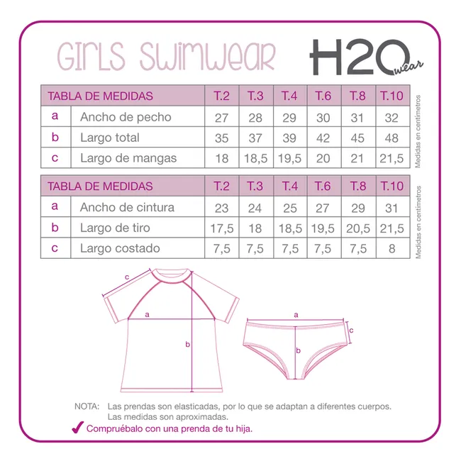 DISNEY - Traje de Baño Niña Set UV Disney Frozen Verde M/Corta DISNEY