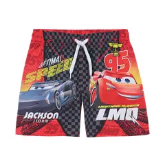DISNEY - Traje de Baño Short Niño Cars Rojo