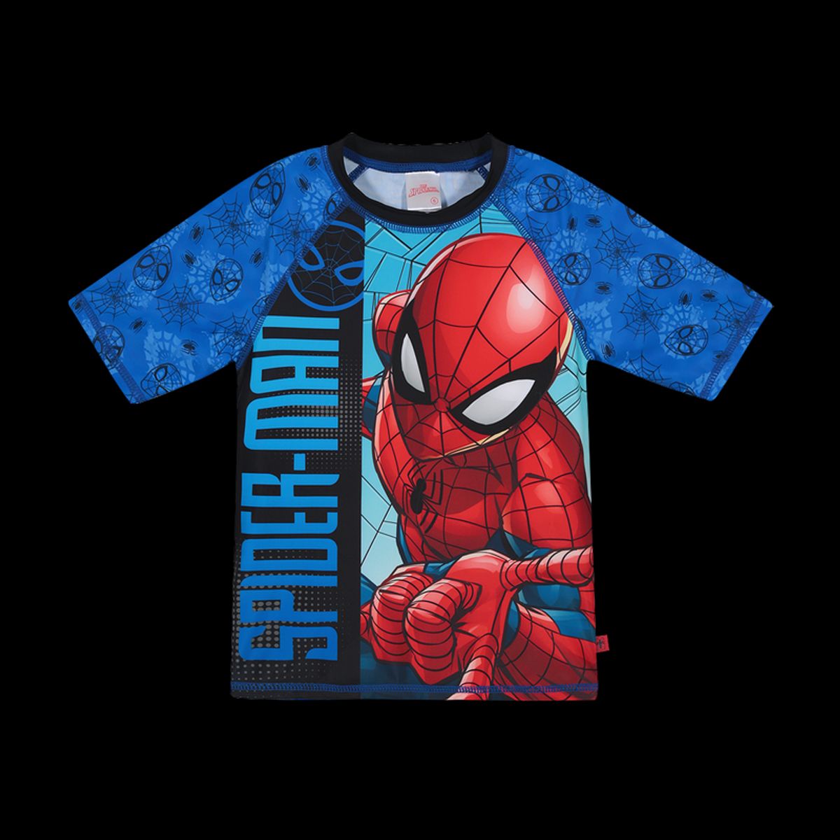 DISNEY - Polera Niño UV50+ Disney Spiderman Azul M/Corta DISNEY