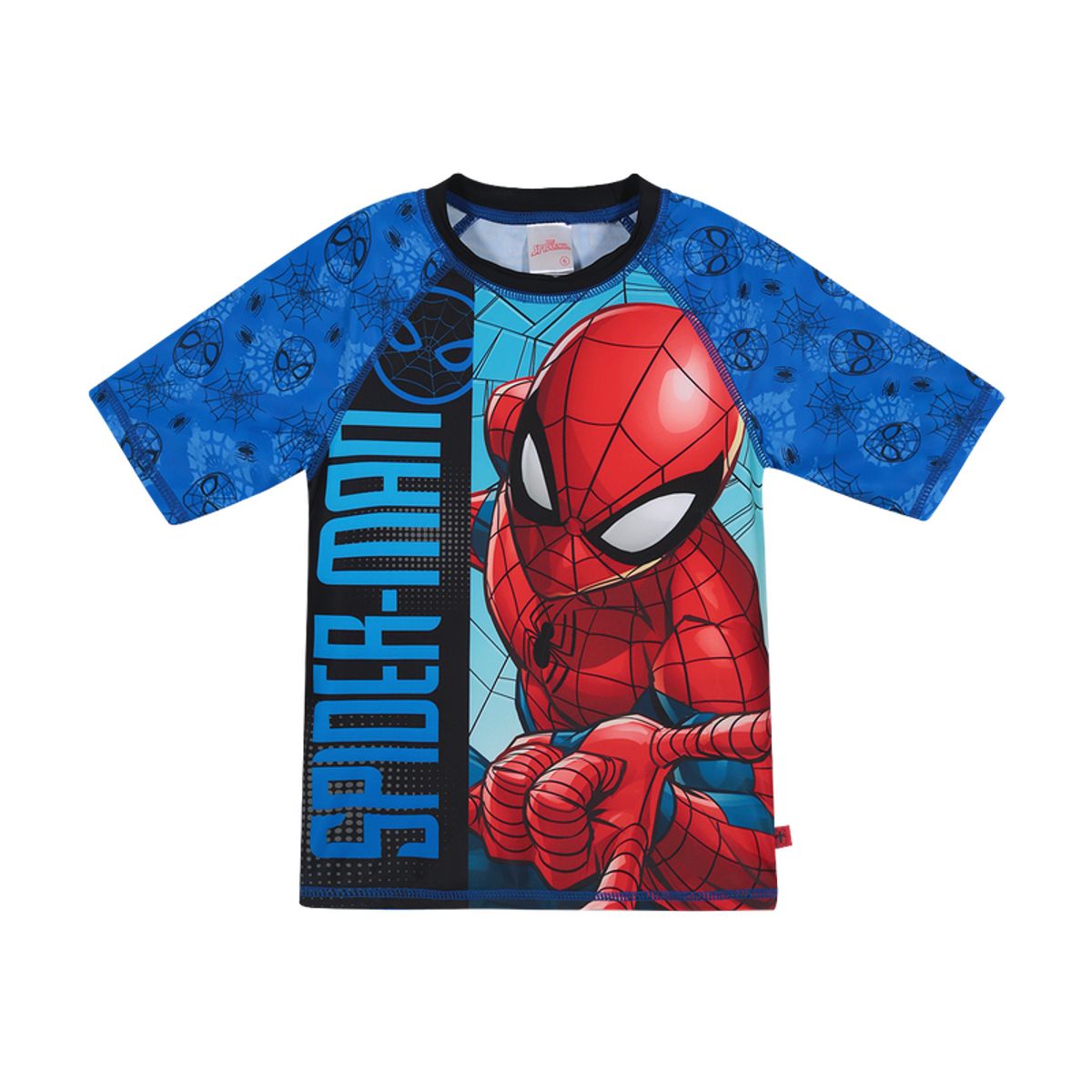DISNEY - Polera Niño UV50+ Disney Spiderman Azul M/Corta DISNEY