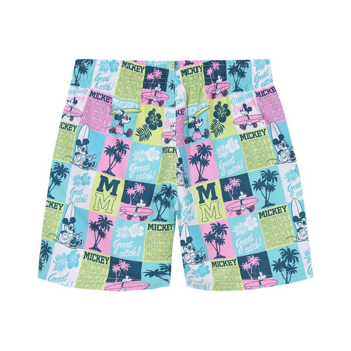 DISNEY - Traje de Baño Short Niño Disney Mickey Celeste DISNEY