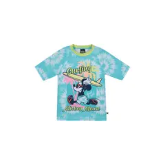 DISNEY - Polera Niño UV50+ Mickey Celeste M/Corta