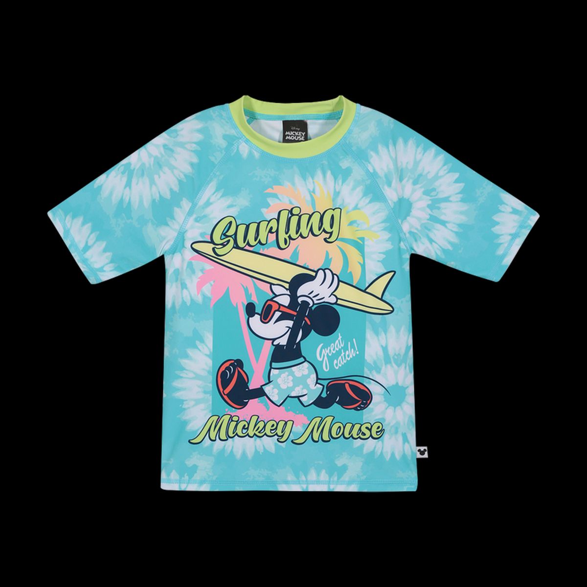 DISNEY - Polera Niño UV50+ Disney Mickey Celeste M/Corta DISNEY