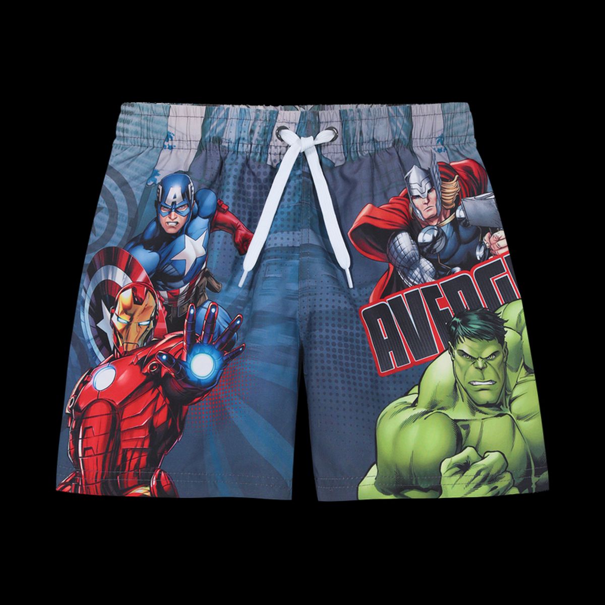 DISNEY - Traje de Baño Short Niño Disney Avengers Gris DISNEY