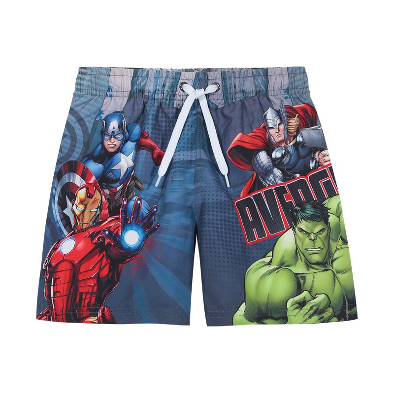 DISNEY - Traje de Baño Short Niño Disney Avengers Gris DISNEY