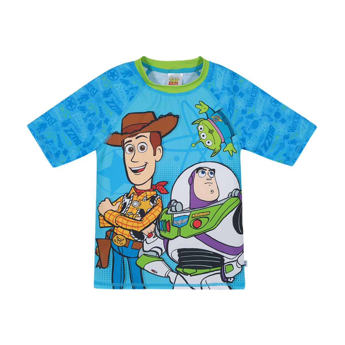 DISNEY - Polera Niño UV50+ Disney Toy Story Azul M/Corta DISNEY