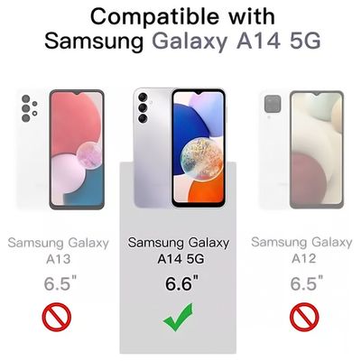 Imagen 2 del producto Carcasa Para Samsung Galaxy A14 5G y 4G + Mica Vidrio Completa