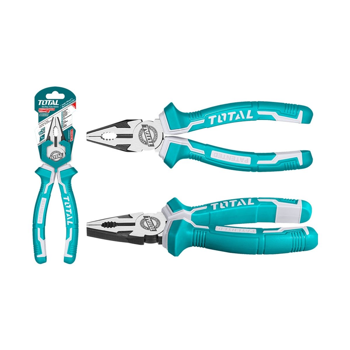 TOTAL TOOLS - Alicate Universal 7 Pulgadas Industrial TOTAL
