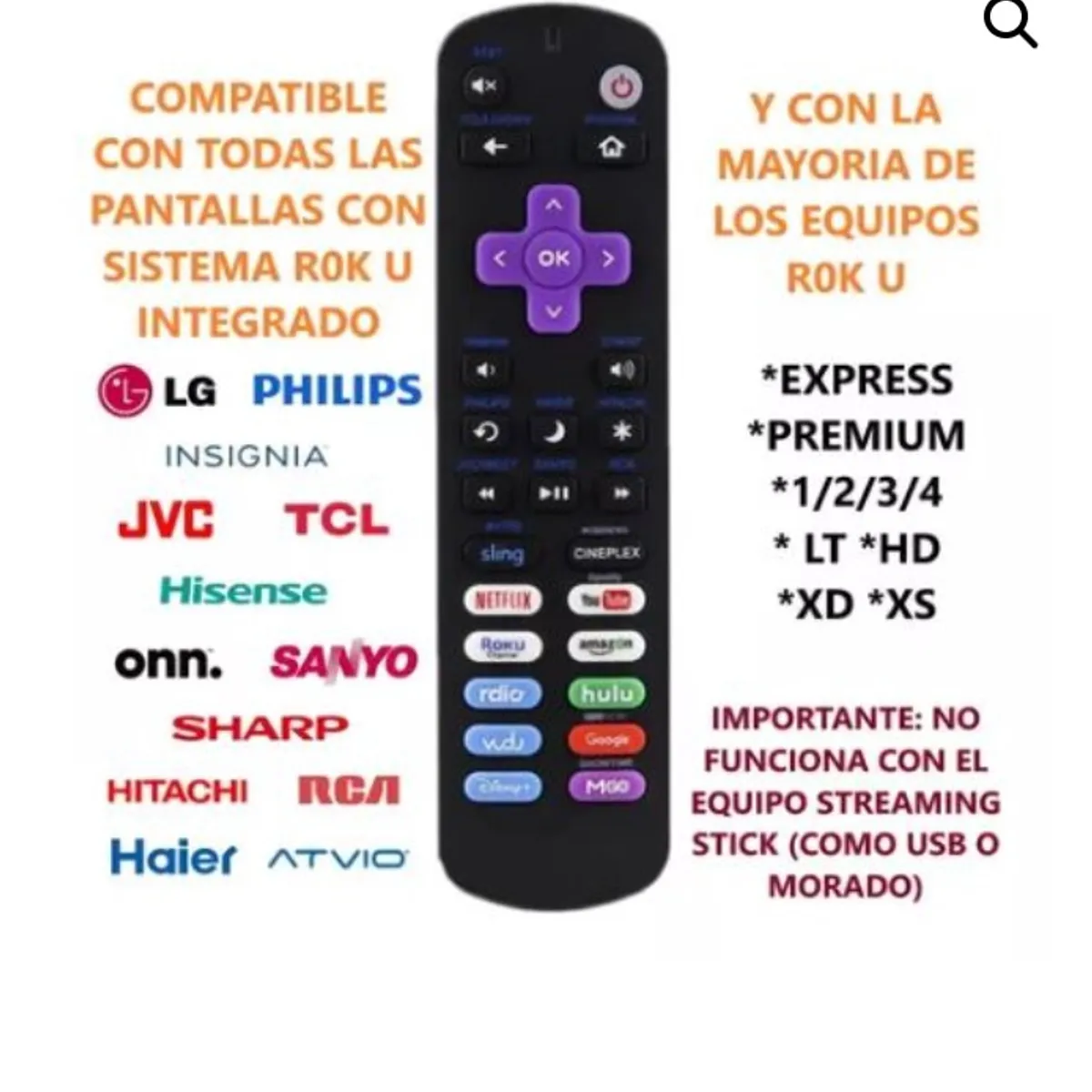 GENERICO - Control Remoto Universal Smart Tv 11543