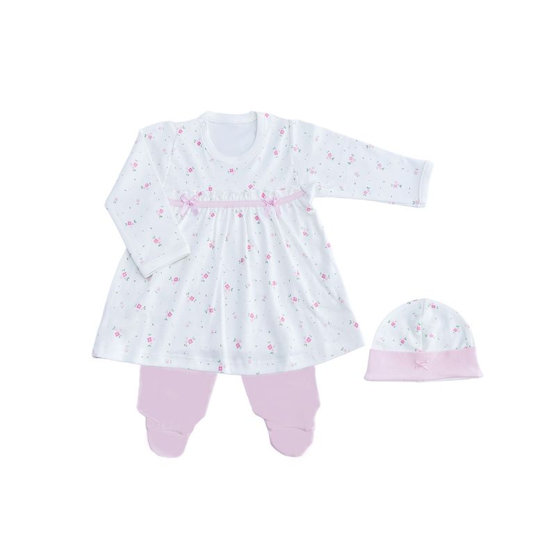 MOONWEAR - Conjunto Lovely Flowers Algodón Peruano