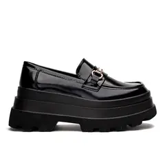 BOTELI - Mocasín Mujer Negro Tianne