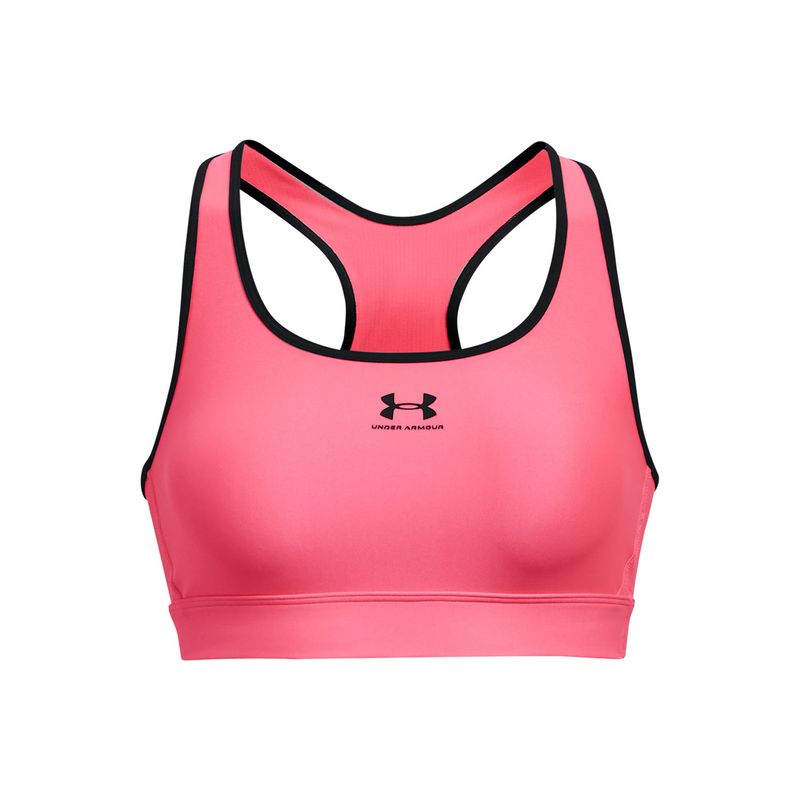 UNDER ARMOUR - Top Mujer Authntcs Mid Padless Rosa UNDER ARMOUR