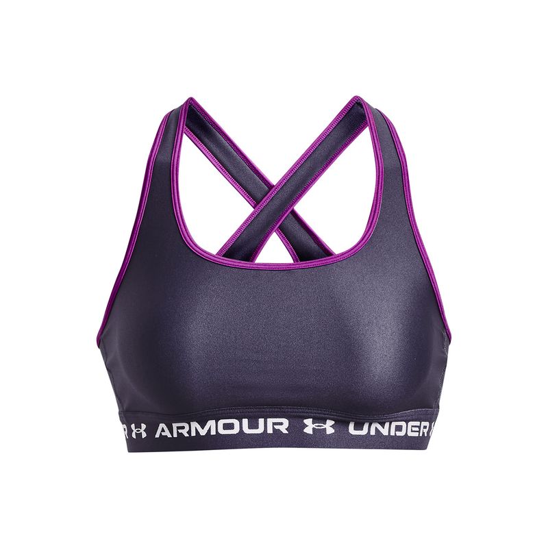 UNDER ARMOUR - Sostén Armour Mid Crossback mujer Gris UNDER ARMOUR