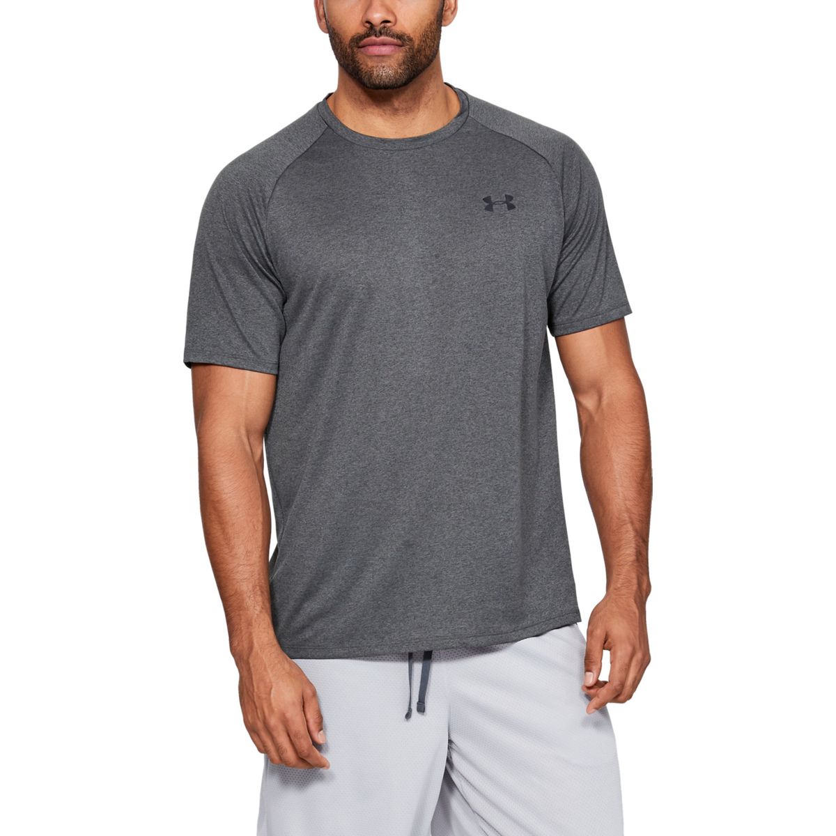 UNDER ARMOUR - Polera M/C Hombre Ua Tech 2.0 Tee-G Gris UNDER ARMOUR