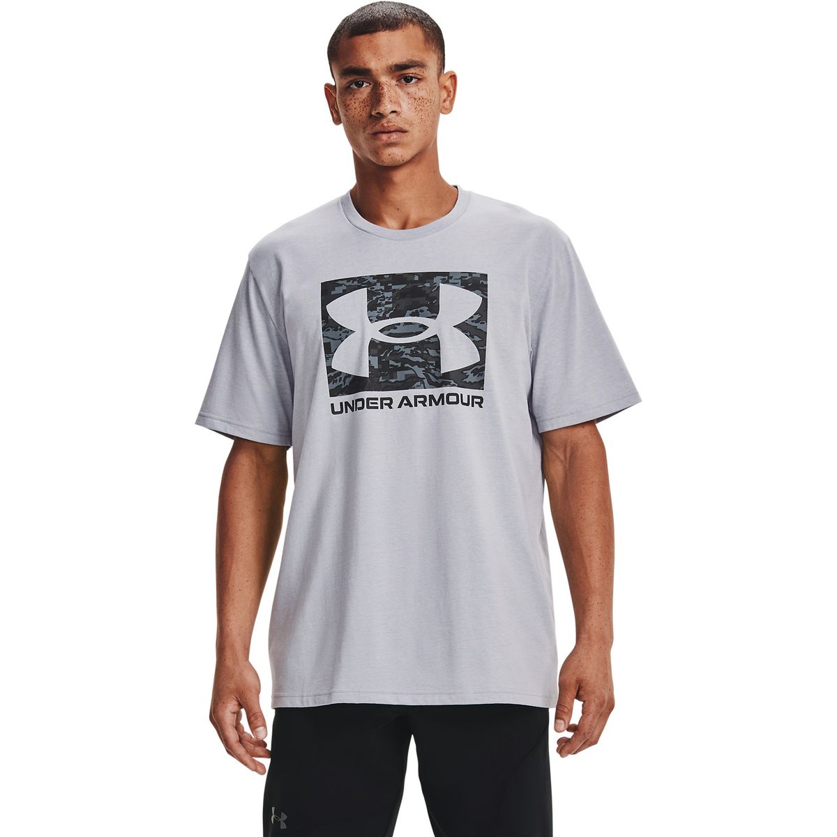 UNDER ARMOUR - Polera manga corta ABC Camo hombre Gris UNDER ARMOUR