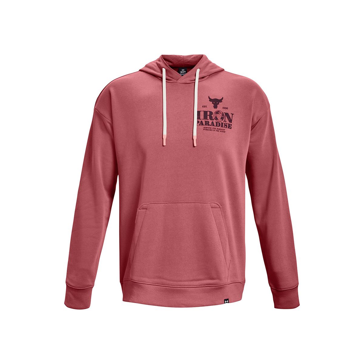 UNDER ARMOUR - Polerón Hombre Pjt Rck Hg Hwt T Hdy Rosado UNDER ARMOUR