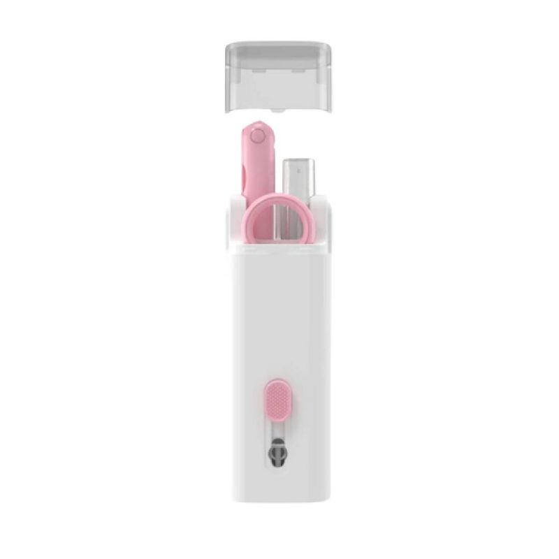 GENERICO - Kit 7 en 1 Cepillo Limpiador para Teclados y Accesorios Rosado