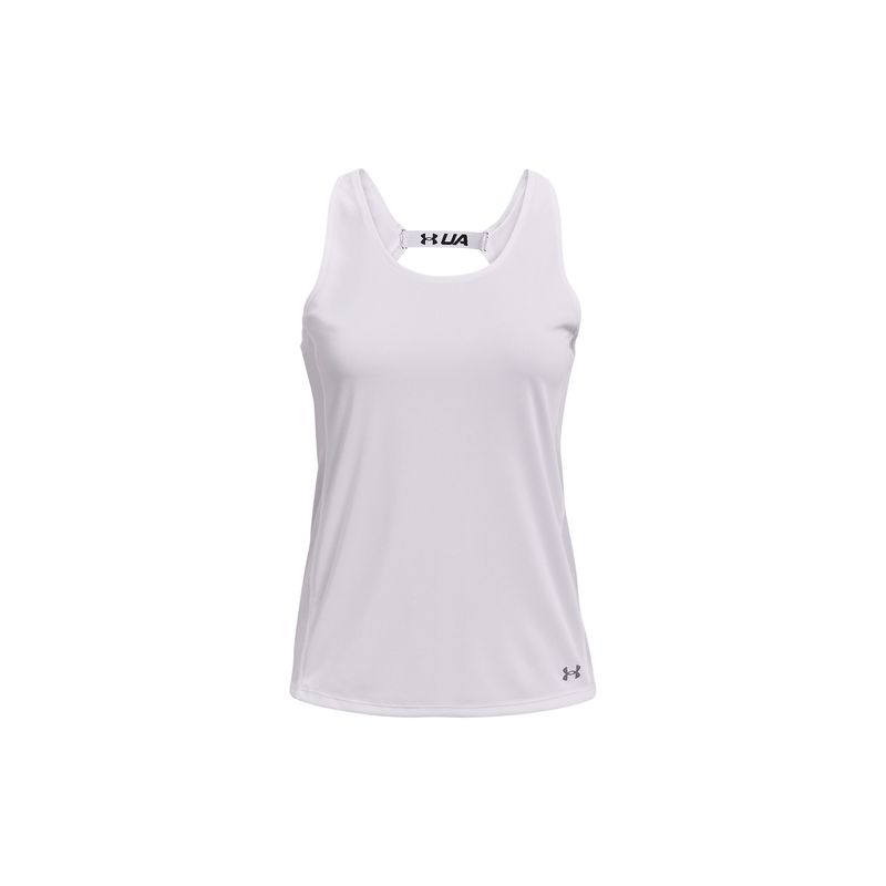 UNDER ARMOUR - Polera S/M Mujer Ua Fly By Tank-Wht Blanco UNDER ARMOUR