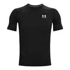 UNDER ARMOUR - Primera capa MC HeatGear hombre Negro