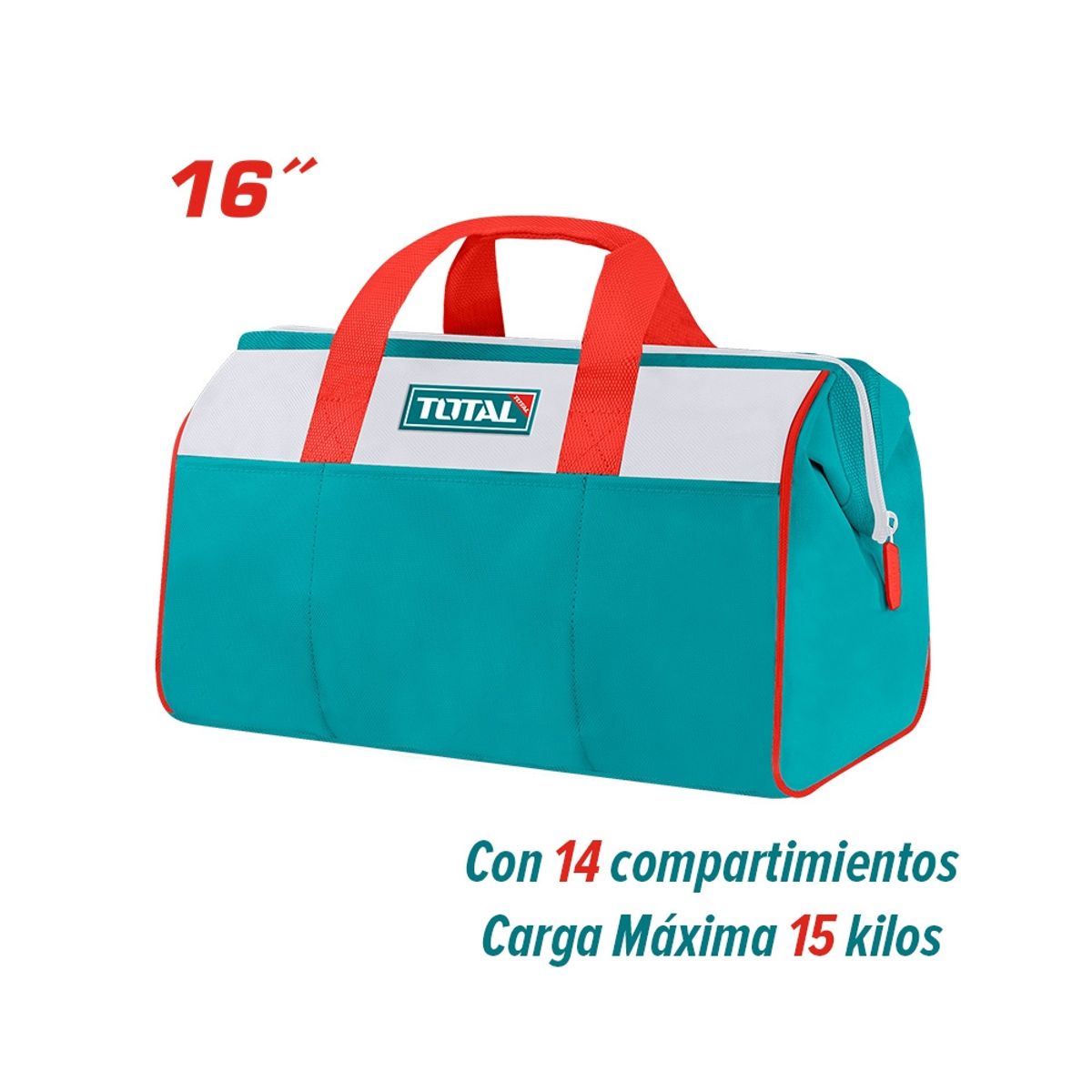 TOTAL TOOLS - Bolso para Herramientas 16 Pulgadas TOTAL
